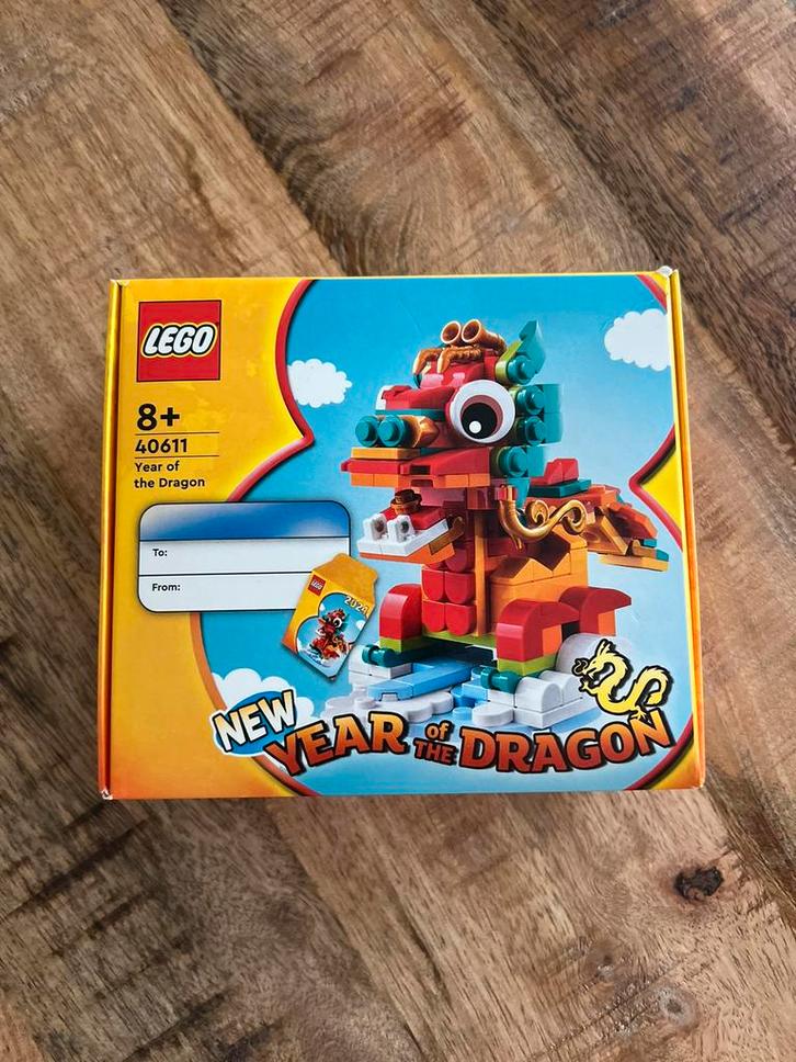 Lego set chinese draak jaar 2024 40611, Kinderen en Baby's, Speelgoed | Duplo en Lego, Nieuw, Lego, Complete set, Ophalen of Verzenden