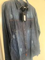 Philipp plein  spijkerblouse te koop., Nieuw, Philipp Plein, Halswijdte 43/44 (XL), Verzenden