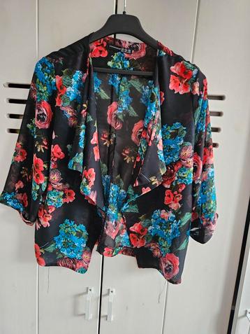 Atmosphere Bloemen Blouse Vestje Maat M beschikbaar voor biedingen