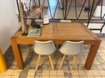 Goeie tafel met stoelen exclusief spullen, Huis en Inrichting, Tafels | Eettafels, Ophalen, Zo goed als nieuw, Vijf personen of meer