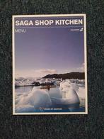 Saga shop kitchen menu / Icelandair menu kaart/folder, Ophalen of Verzenden, Zo goed als nieuw, Kaart, Foto of Prent