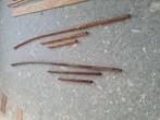 2 sets houten Trapleuning, Doe-het-zelf en Verbouw, Ladders en Trappen, Ophalen, Zo goed als nieuw, 2 tot 4 meter