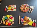 Houten pizza, groente/fruit, picknic set en bbq set, Ophalen, Gebruikt, Hout, Speelkeuken-accessoire