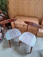 2 mid century retro vintagestoelen, Ophalen, Huis en Inrichting