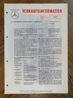Product info Mercedes-Benz S-klasse W108 280 SE 3.5 1971, Zo goed als nieuw, Mercedes-Benz, Mercedes, Ophalen of Verzenden