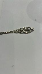 Zilver schepje 4x 10 cm, gedecoreerd met fruitmand, Antiek en Kunst, Antiek | Goud en Zilver, Verzenden, Zilver