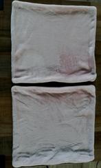 Diverse roze kussenhoesjes 45x45 cm, Huis en Inrichting, Ophalen of Verzenden, Gebruikt, Roze, Vierkant