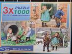 3 nostalgische puzzels van Ot en Sien, elk 100 st., Hobby en Vrije tijd, Denksport en Puzzels, Ophalen of Verzenden, 500 t/m 1500 stukjes