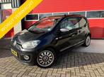 Volkswagen up! 1.0 high up! PANORAMADAK / LEDER / STOELVERW, Euro 5, Gebruikt, 4 stoelen, Zwart