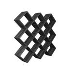 Roomdivider Vakkenkast Zwart, Ophalen, Met plank(en), 100 tot 150 cm, Nieuw