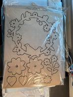 Hobby MDF Platen Set: Kransen, Boom, Theepot Klok, Ophalen of Verzenden, Nieuw, Materiaal