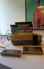 NES met 2 controllers en 5 spellen, Spelcomputers en Games, Spelcomputers | Nintendo NES, Ophalen, Gebruikt, Met 2 controllers