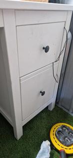 IKEA Hemnes Bureau - Wit gebeitst/lichtbruin, Huis en Inrichting, Bureaus, Ophalen of Verzenden, Gebruikt, Bureau