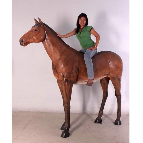 Staand paard – Paardbeeld Lengte 208 cm, Verzamelen, Dierenverzamelingen, Nieuw, Ophalen