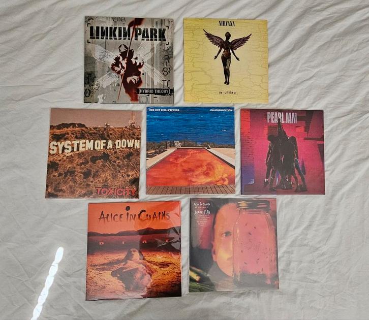 LP Collectie: Rock & Alternative (6 Nieuwstaat), Cd's en Dvd's, Vinyl | Rock, Ophalen of Verzenden