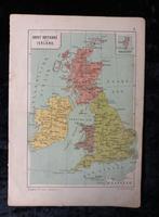 Landkaarten - Duitsland Frankrijk Rusland Engeland - Vintage, Ophalen of Verzenden