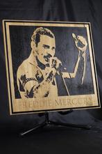 Freddie Mercury | Schilderij | Gefreesd in Eiken, Verzenden