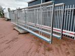 2 stuks Heras schuifpoorten type M 500 handbediend., Ophalen, Zo goed als nieuw, IJzer