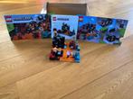 Lego Minecraft set Het Onderwereld Bastion (21185), Ophalen, Zo goed als nieuw, Complete set, Lego