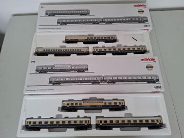 Marklin H0 43873/43883 2x diverse set Rheingold van de DB beschikbaar voor biedingen