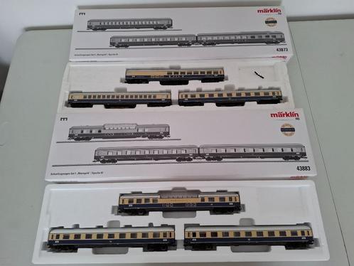 Marklin H0 43873/43883 2x diverse set Rheingold van de DB, Hobby en Vrije tijd, Modeltreinen | H0, Zo goed als nieuw, Treinset