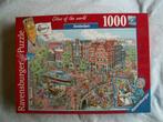 puzzel steden Nederland, Ophalen, 500 t/m 1500 stukjes, Zo goed als nieuw, Legpuzzel