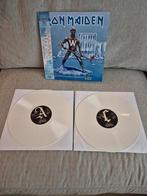Iron Maiden - Seventh Tour - Japanse Persing Wit Vinyl, Ophalen of Verzenden, Zo goed als nieuw