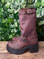 Nieuwe stoere vintage biker boots van Sendra maat 38, Bruin, Nieuw, Ophalen of Verzenden, Sendra