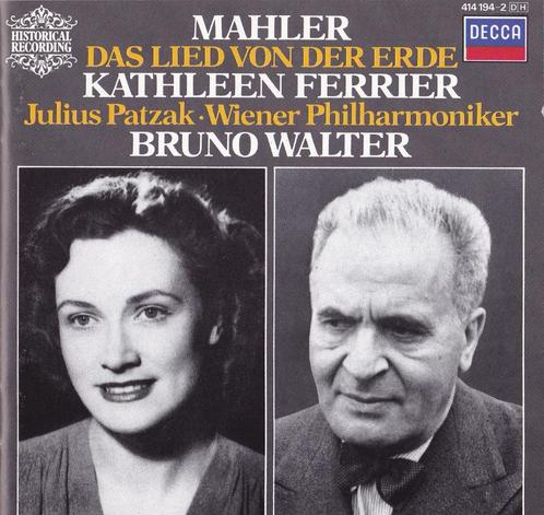 Mahler - das Lied von der Erde (CD), Cd's en Dvd's, Cd's | Klassiek, Vocaal, Ophalen of Verzenden