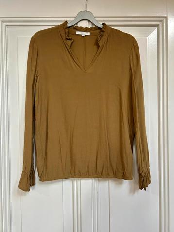 Yaya bruin-khaki-olijfgroene blouse maat 40 beschikbaar voor biedingen