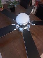 Ventilator 5 bladen + lamp, Witgoed en Apparatuur, Ventilatoren, Ophalen, Zo goed als nieuw, Plafondventilator