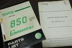 Norton 850 Commando 1973 motorcycle parts list + 750cc, Ophalen of Verzenden, Overige merken