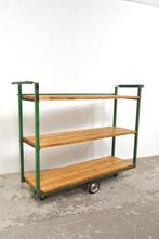 Industriële trolley bijzettafel verrijdbaar rek, Ophalen of Verzenden, Gebruikt