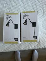 2 nieuwe zwarte wandspots, Huis en Inrichting, Lampen | Spots, Ophalen of Verzenden, Nieuw, Metaal of Aluminium, Plafondspot of Wandspot