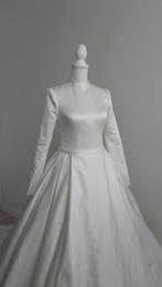 Trouwjurk, Ophalen of Verzenden, Zo goed als nieuw, Wit, Trouwjurk