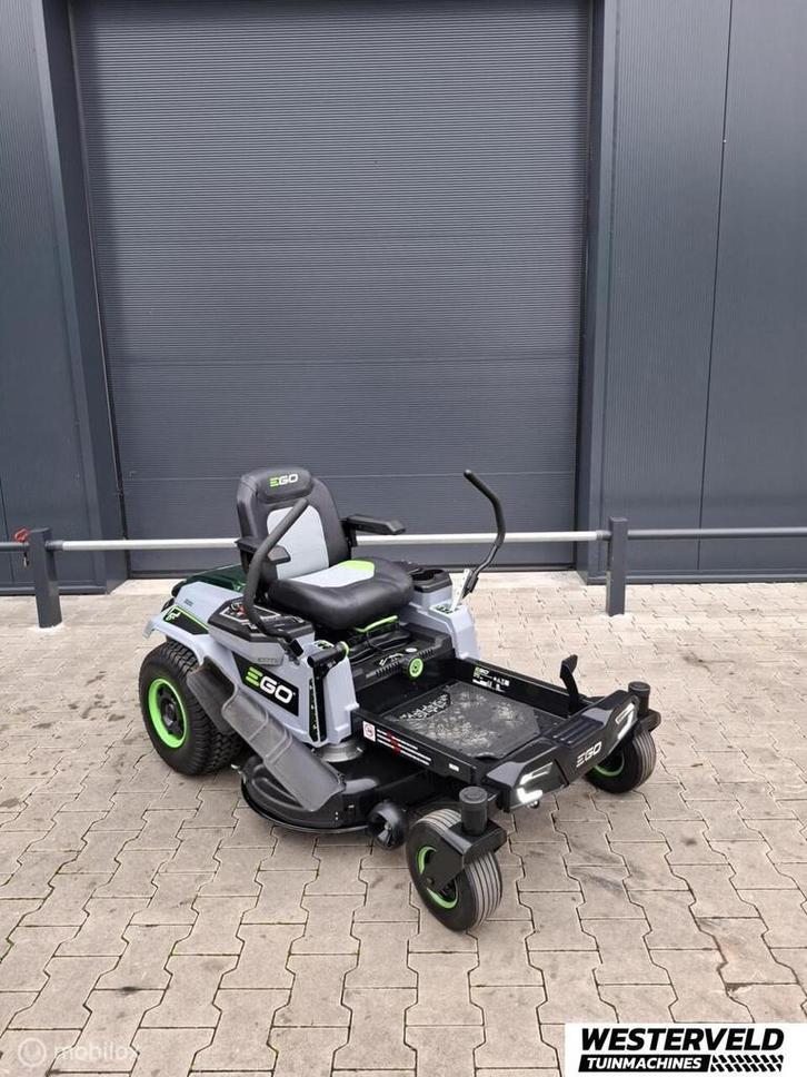 Demo Ego Z6 zero turn accu zitmaaier 107 cm maaidek mulch, Tuin en Terras, Zitmaaiers, Gebruikt