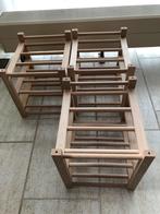 3 Ikea houten wijnrekken - Nieuw/Zo goed als nieuw, Ophalen, Nieuw, Minder dan 5 flessen, Minder dan 50 cm