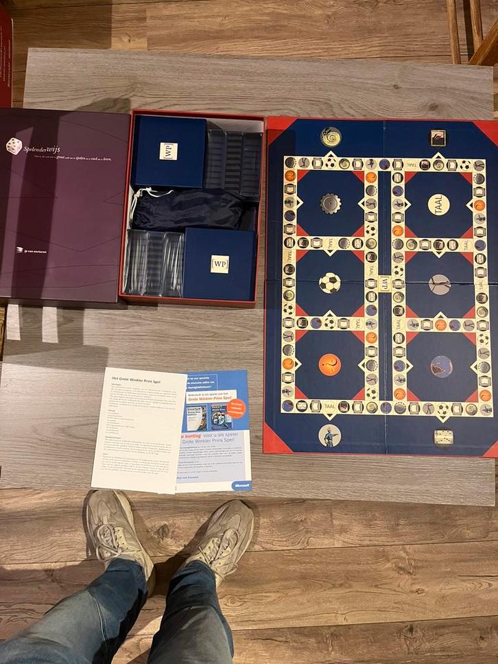 Bordspel Het Grote Winkler Prins Spel - Nieuw! Uit 2002, Hobby en Vrije tijd, Gezelschapsspellen | Bordspellen, Nieuw, Vijf spelers of meer