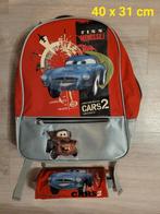 Grote Cars-2 rugtas met etui, Disney of Dora, 25 tot 40 cm, Ophalen of Verzenden, Zo goed als nieuw