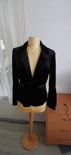 G MAXX zwart fluweel velours jasje mt 38, Kleding | Dames, Maat 38/40 (M), Verzenden, Zwart, G MAXX