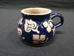 Antiek - klein blauw kopje met oor, Ophalen of Verzenden