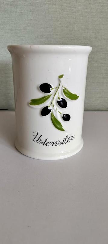 Revol la porcelaine Frans pot Ustensiles olijven porselein beschikbaar voor biedingen