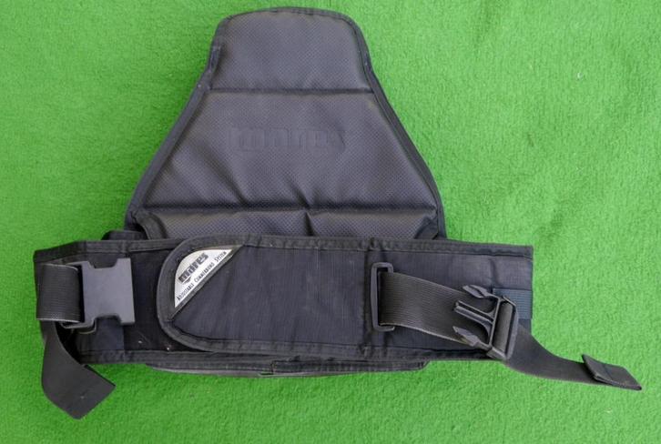 Beklede Mares backplate met buikband Maat L, Watersport en Boten, Duiken, Gebruikt, Trimvest of Wing, Ophalen of Verzenden