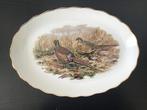 Franse serveerschaal. Porselein. Wild afbeelding. Patrijs., Antiek en Kunst, Ophalen of Verzenden