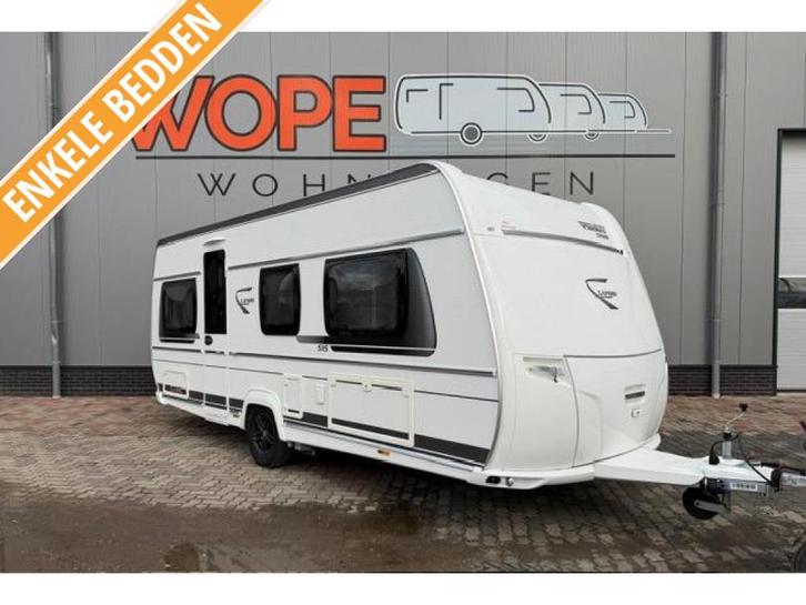 Fendt Saphir 515 SG MOVER & LUIFEL, Caravans en Kamperen, Caravans, Bedrijf, tot en met 4, Rondzit, Fendt, 2 aparte bedden, Overige typen