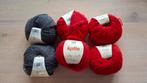 katia baby soft 3.5 rood grijs, Ophalen of Verzenden, Nieuw, Breien of Haken, Wol of Garen
