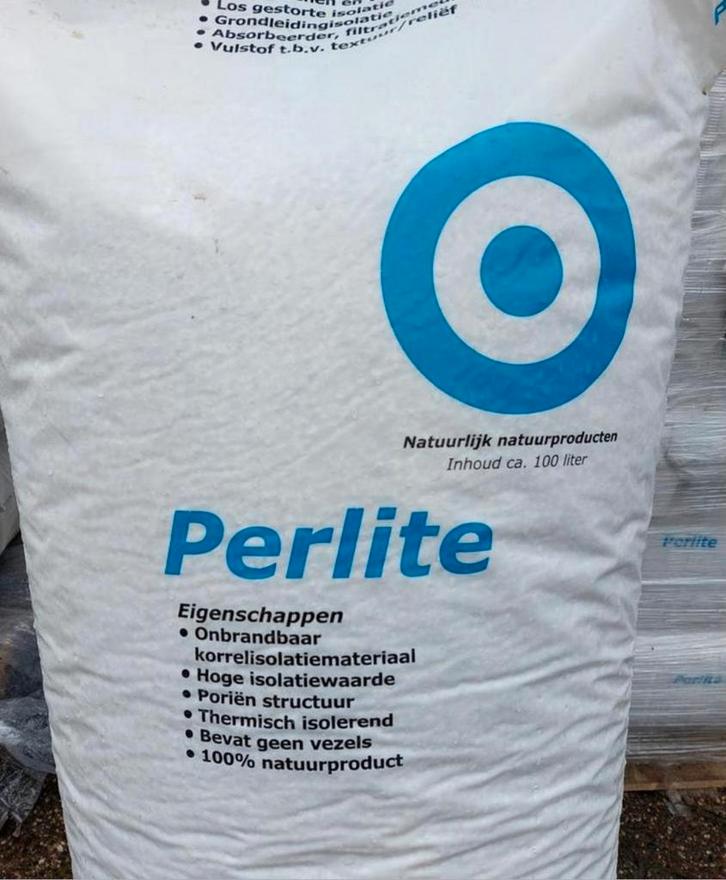 Perlite 1,5* Zak 100L (totaal 150L)., Tuin en Terras, Aarde en Mest, Perliet, Ophalen
