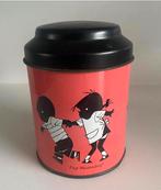 Roze blikje met zwarte dop van Jip en Janneke. H. 11,5 cm, Ophalen of Verzenden, Zo goed als nieuw