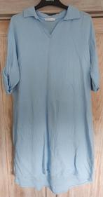 Nieuwe lichtblauwe jurk wafeltjeskatoen mt 40, Nieuw, Blauw, Maat 38/40 (M), Ophalen of Verzenden