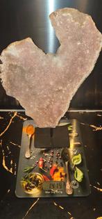 Mooie roze amethist op standaard 1.42 kilo, Ophalen of Verzenden, Mineraal